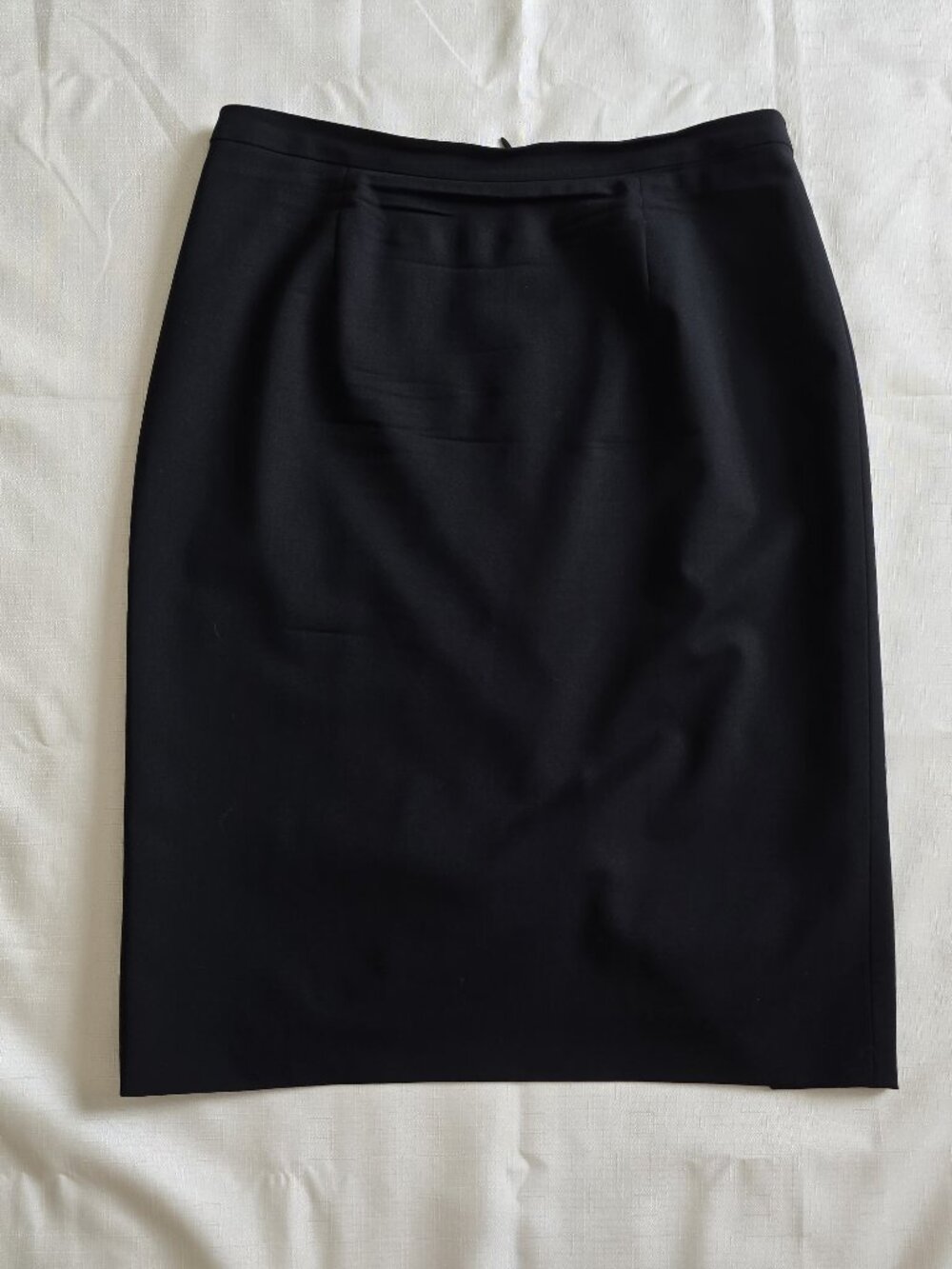 Brooks Brothers Black Pencil Skirt Size 6 Italian Wool Lined